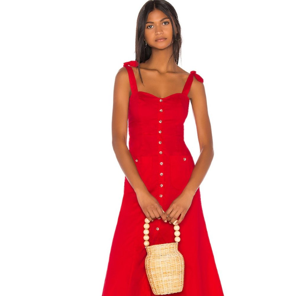 Song of Style Maya Midi Dress from Revolve